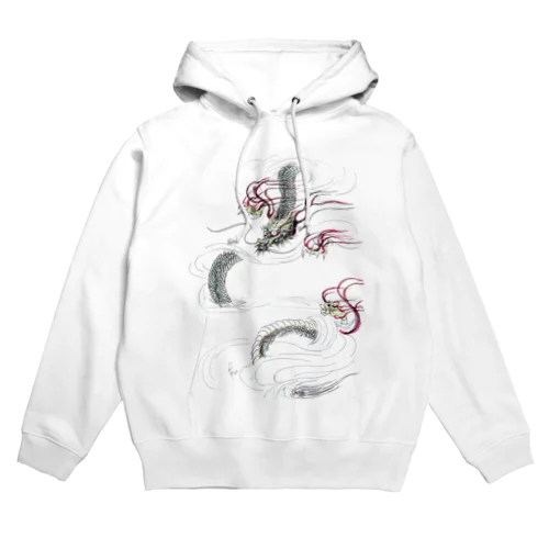 和風ドラゴン　Japanese Dragon Hoodie