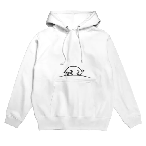 眠りブタ Hoodie