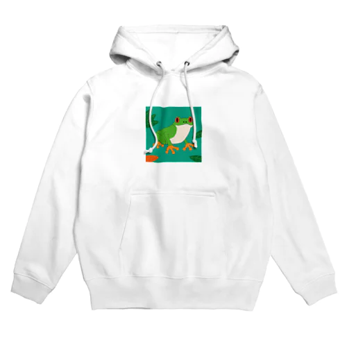 魅惑の赤い目を持つカエル Hoodie