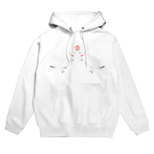 狐の手毬唄　狛狐と手毬 Hoodie