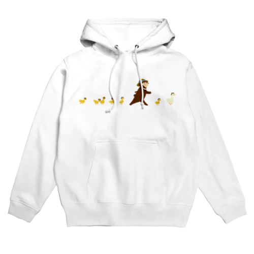 アヒル達とクマの行進 Hoodie