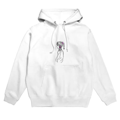 三つ編みポニー Hoodie