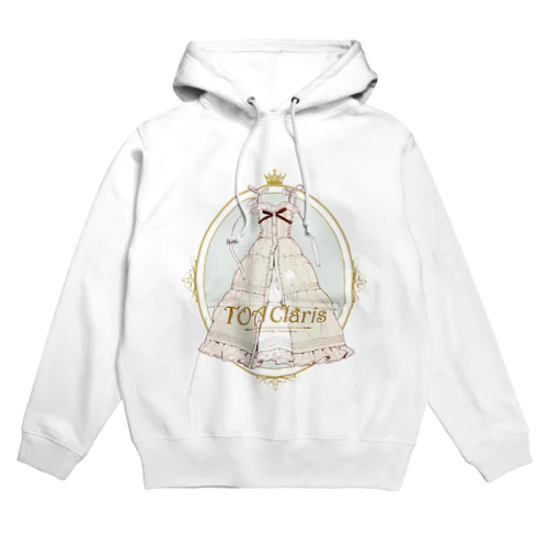 アイボリー／ピンタックワンピース Hoodie