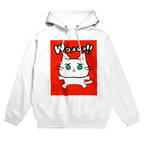 woooo‼ねこ Hoodie