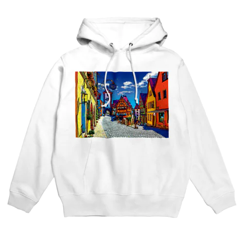 ドイツ ローテンブルクのプレーンライン Hoodie
