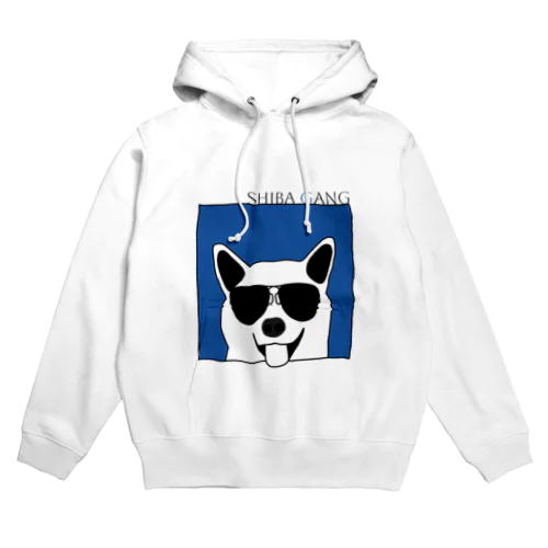 柴犬ギャング（あお） Hoodie