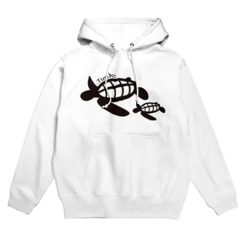 Turtle-Black Hoodie