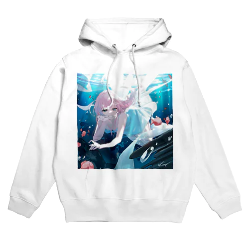 ひみつ_illustration by 二色こぺ Hoodie