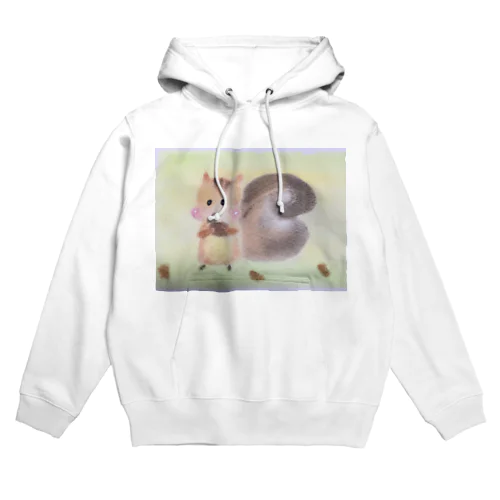 かわいい  りすっちゃん Hoodie