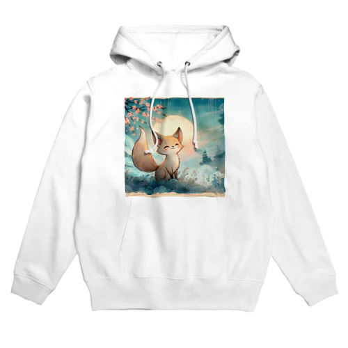ツキニキツネ Hoodie