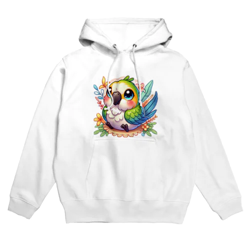 シロハラインコちゃん Hoodie