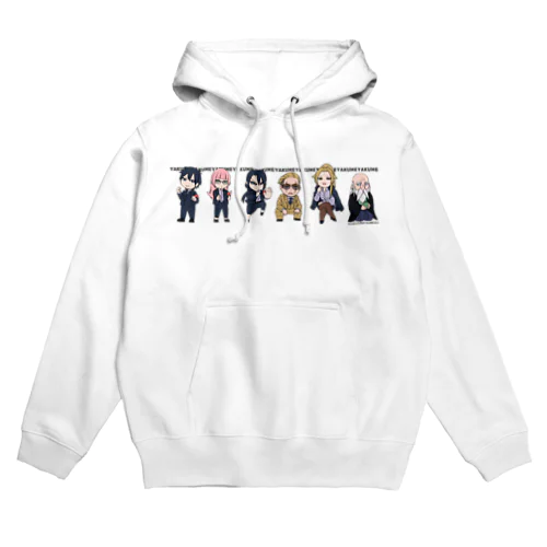 ヤク目キャラクター集合第1弾 Hoodie