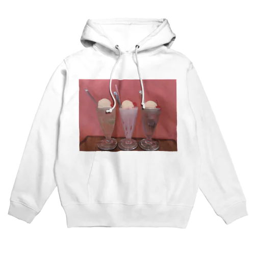 コーラルピンクじょし Hoodie