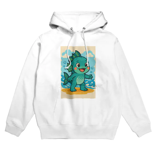 うみのともだち「フィンくん」 Hoodie
