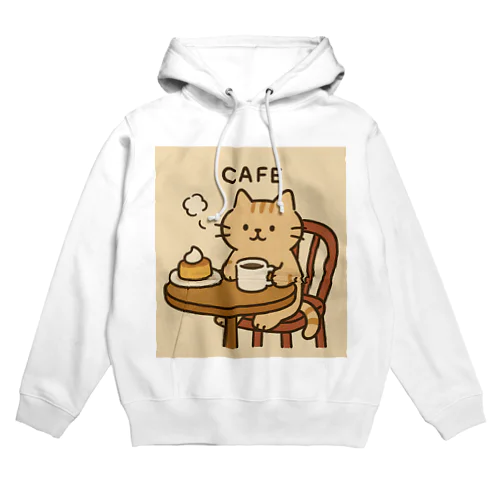 ティータイムねこTシャツ Hoodie