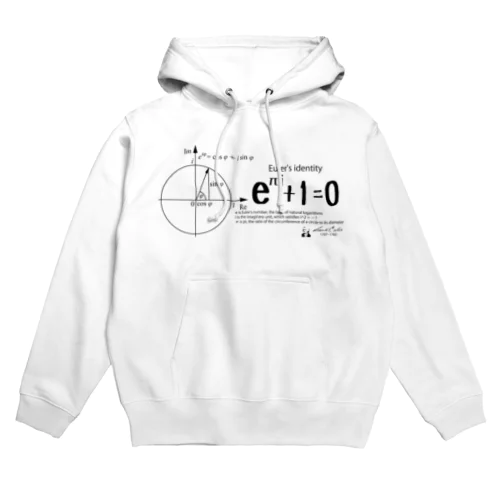 オイラーの等式：数学：学問・数式・科学：デザインB Hoodie