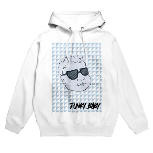 FUNKY BABY(ブルー) Hoodie