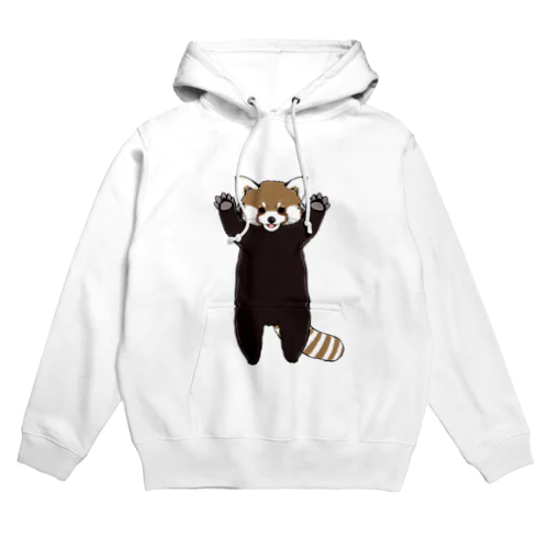 レッサーパンダ威嚇 Hoodie