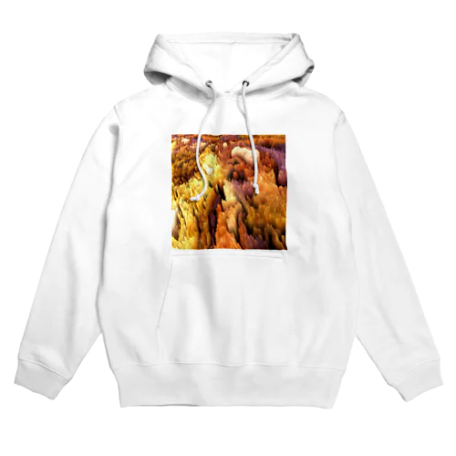 捕らわれの土ロボット模様 Hoodie