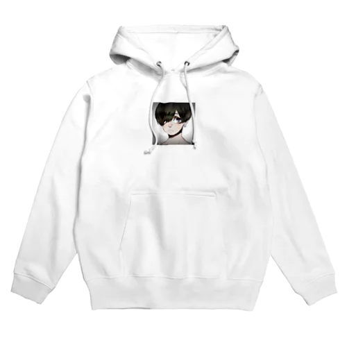 ピアスちゃん〈白〉 Hoodie