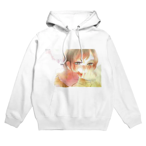 冬の女子高生 Hoodie