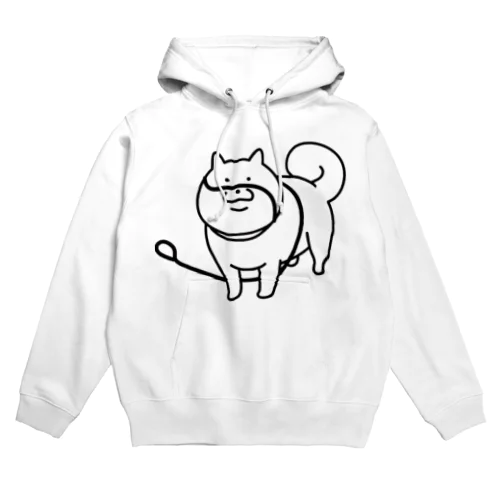 ひもにまかれた犬 Hoodie