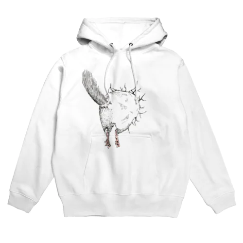 シンプルチンチラオケツツマリ Hoodie