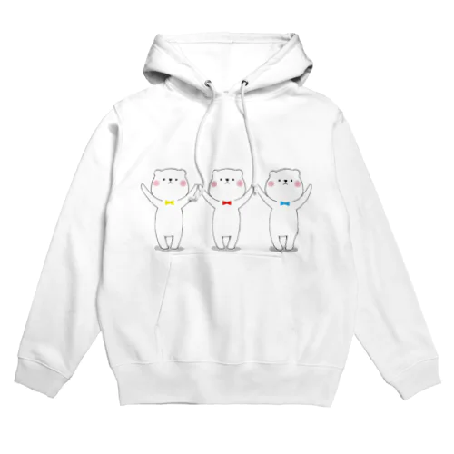 三つ子のくまこ Hoodie