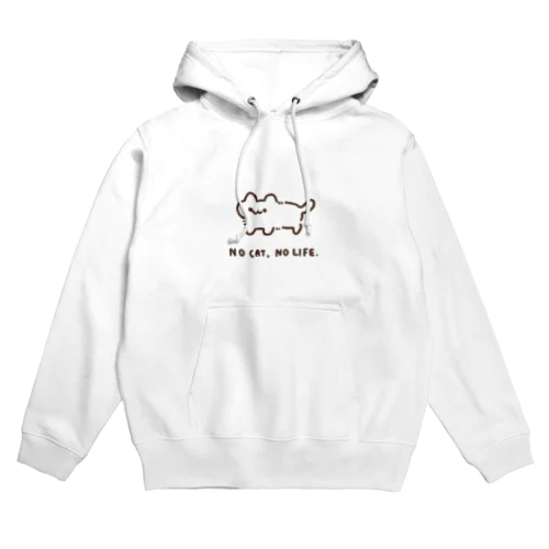 NO CAT, NO LIFE. Hoodie