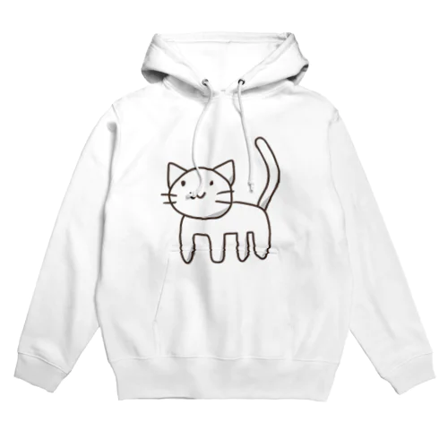 しろねこ Hoodie