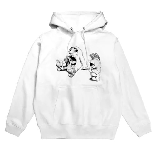 ビッグマウスとモノアイ Hoodie