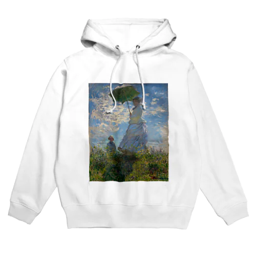 クロード・モネ / 1875 / The Promenade, Woman with a Parasol / Claude Monet Hoodie