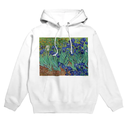 ゴッホ / アイリス / 1889 / Irises Vincent van Gogh Hoodie