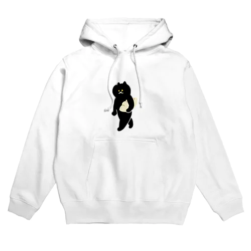 【中】餃子をMacBookのように運ぶねこ Hoodie