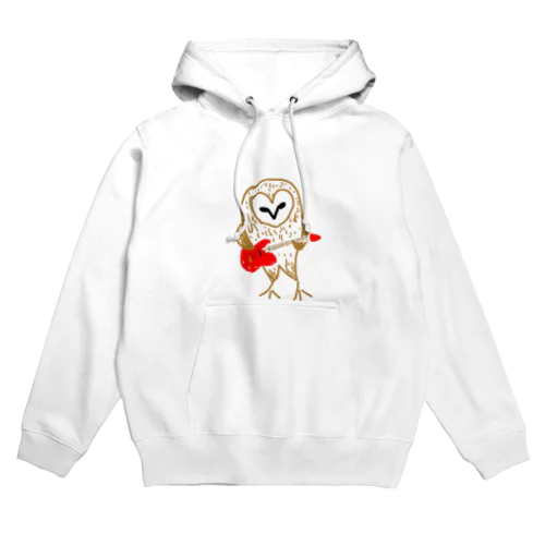 メンフクロウとギター Hoodie