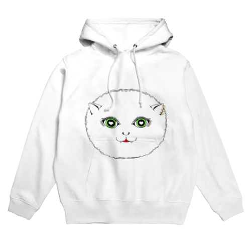 ピアス猫 Hoodie