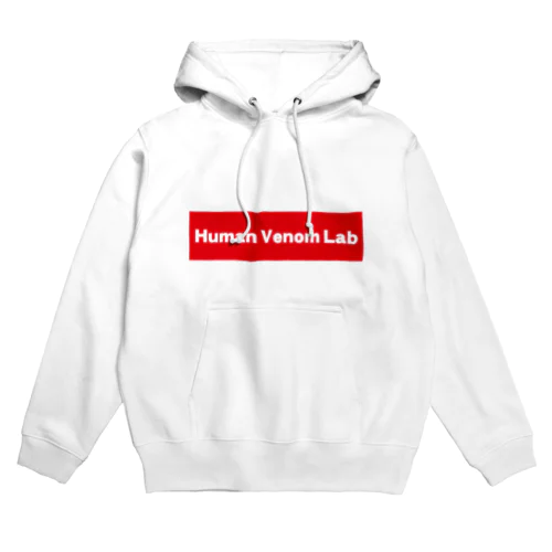 Human Venom Lab赤で囲んだロゴ Hoodie