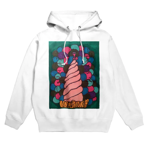 剥き出しの亀頭 Hoodie