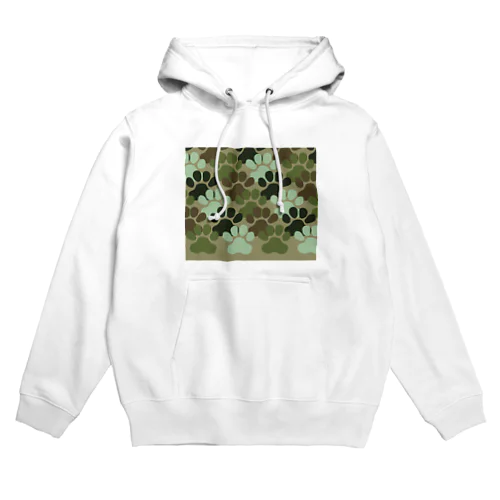 肉球　迷彩柄 Hoodie