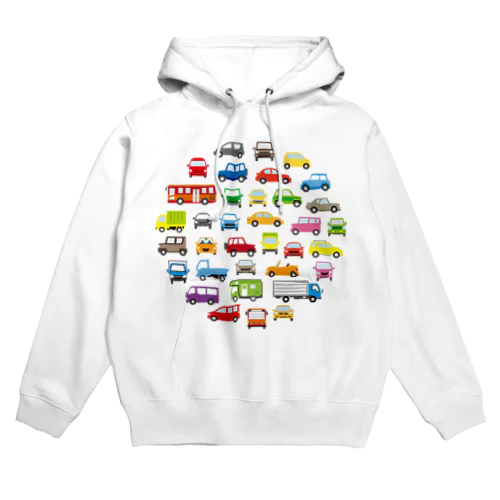 色んな車のサークルギャラリー Hoodie