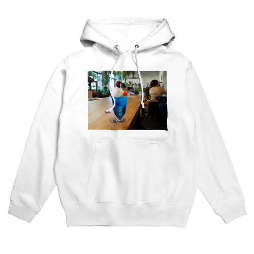 青いクリームソーダ  Hoodie