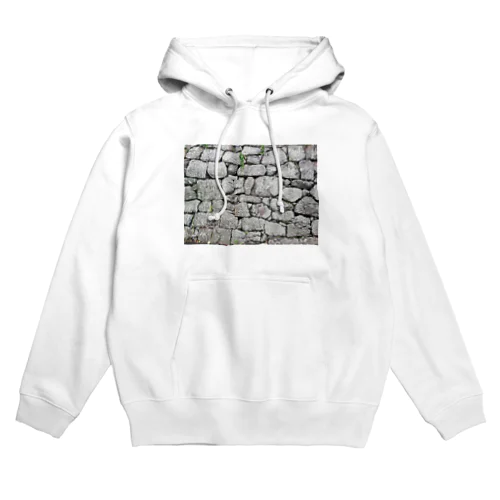 石垣 打込接　Stone wall in Uchikomi-hagi style  Hoodie