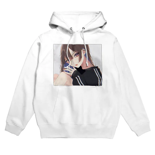 喫煙ガール Hoodie