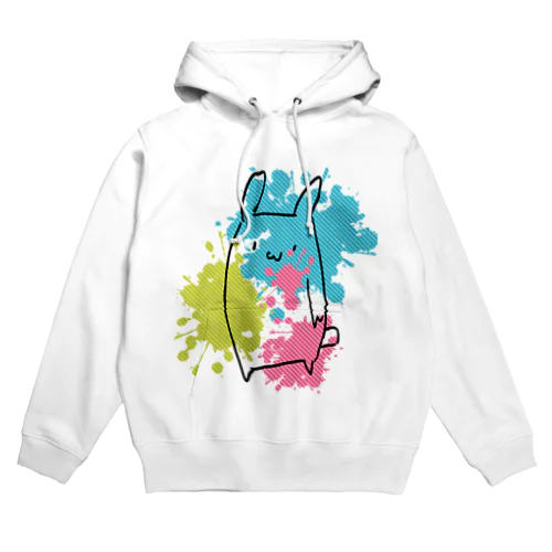 透けているウサギ Hoodie