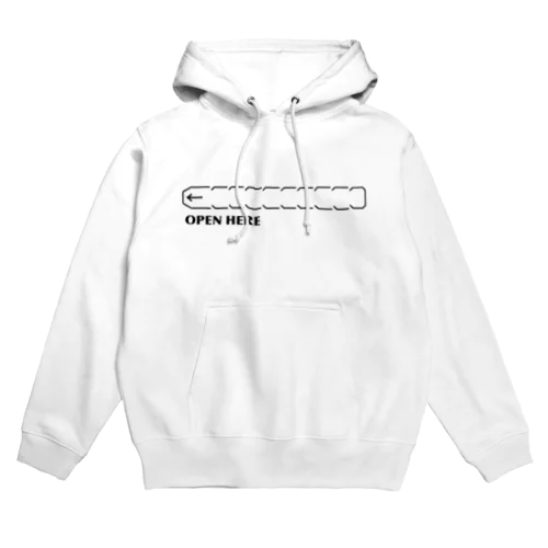 ここから開けてください Hoodie