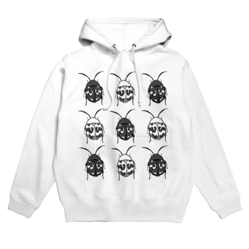 クエスチョンマークドミノローチ Hoodie