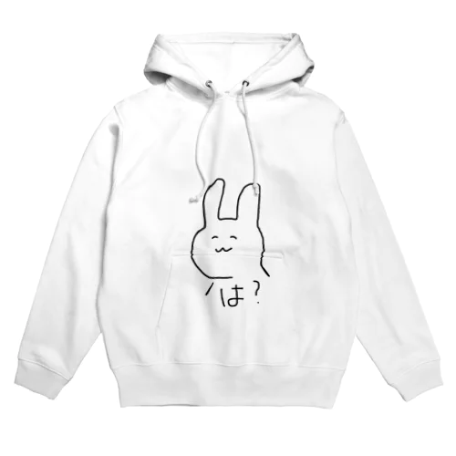 半ギレうさぎ Hoodie