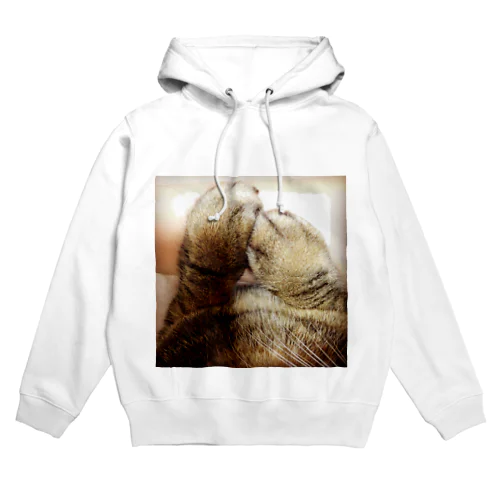 猫 チョコの手 Hoodie