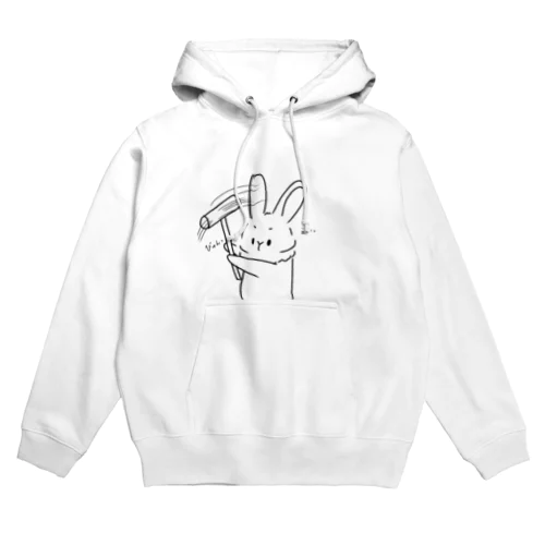 もちつきうさぎ Hoodie