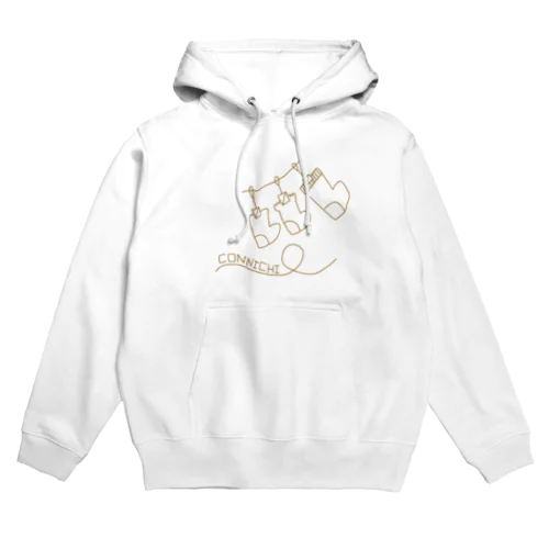 こんにちWA（靴下） Hoodie